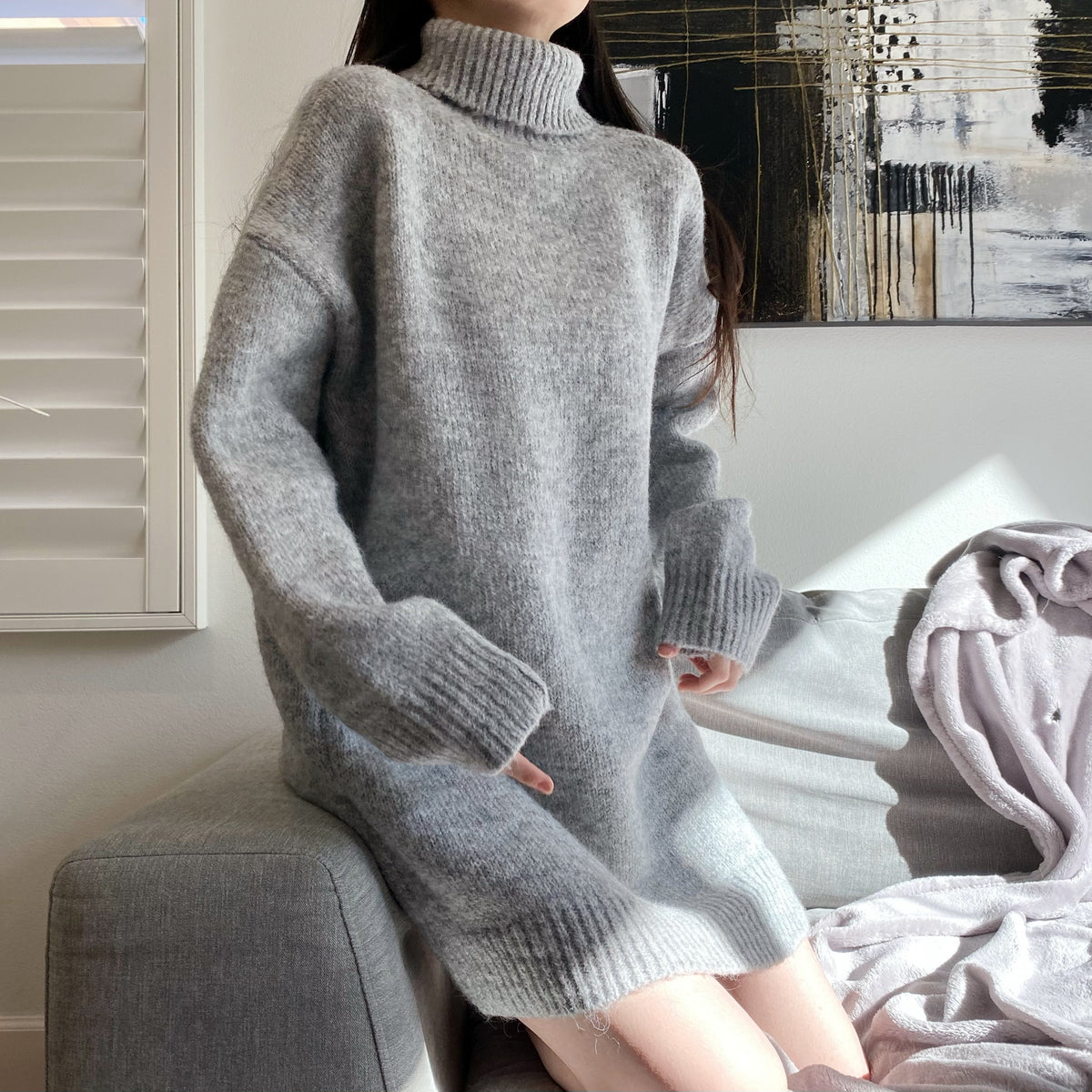 ワンピース maomade / high neck wool knit one-piece 楽天市場】【50％OFF】MAO MADE（マオメイド） カラー別注