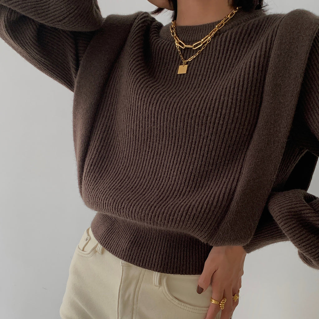 Bell Sleeve Sweater Top- Marvous Wear